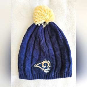 LA Rams womens beanie, new never worn